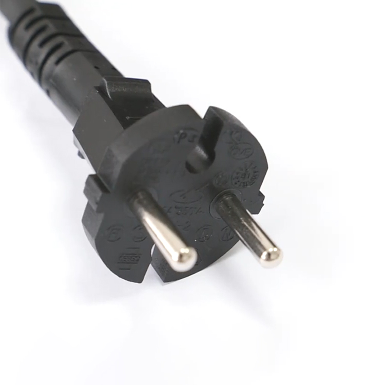 16A 250V VDE Approval CEE7/17 Plug without earth pin AC EU Power Cord match to H05VV-F H05RN-F H07RN-F Cable - Image 3